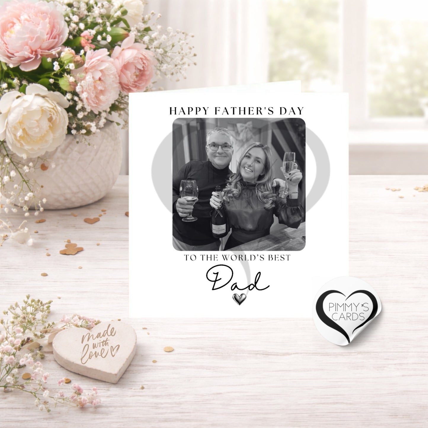 Black & White Photo - Father’s Day Classic Card