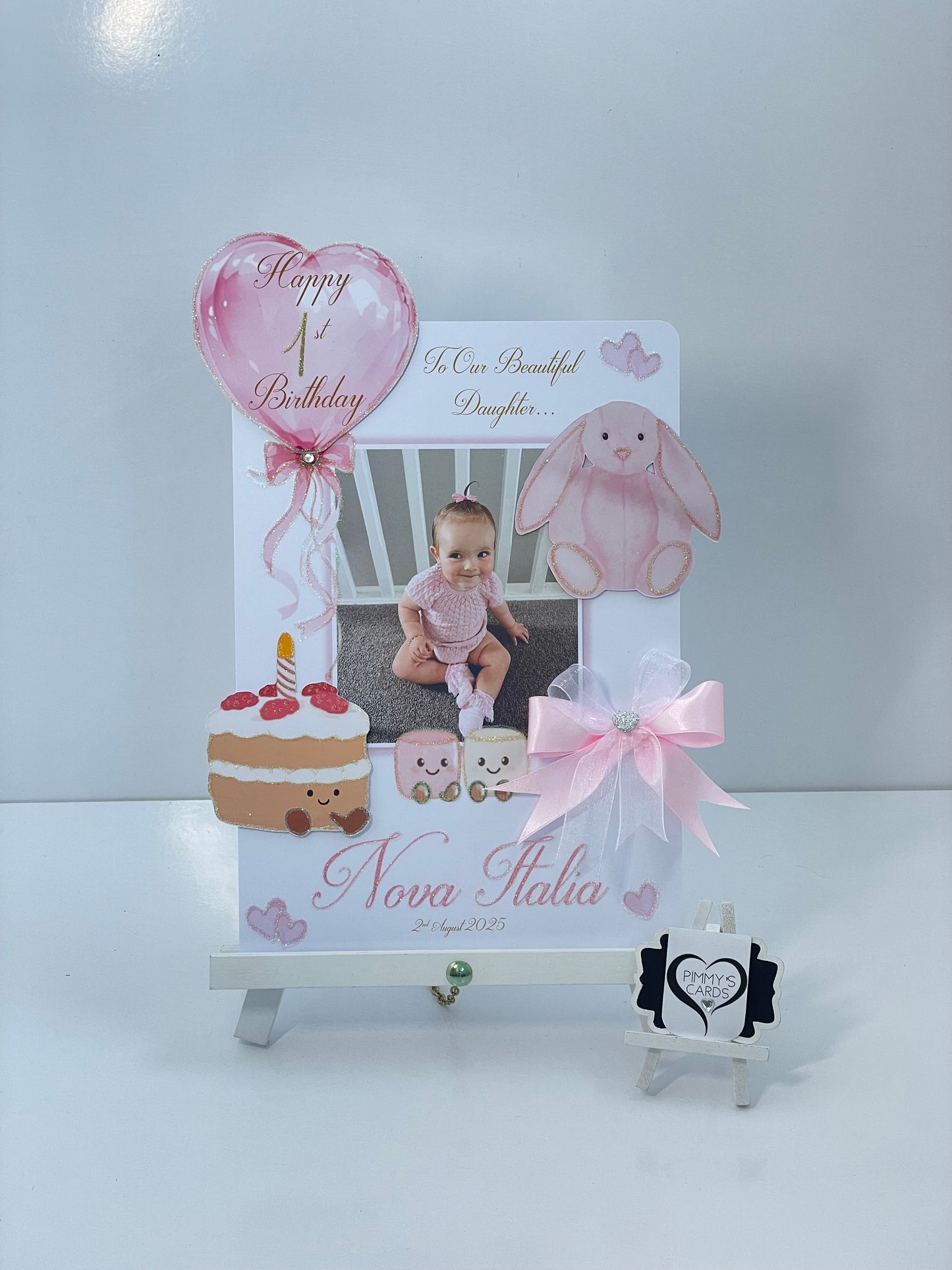 Jellycat Theme Photo 3D Pop Out Card