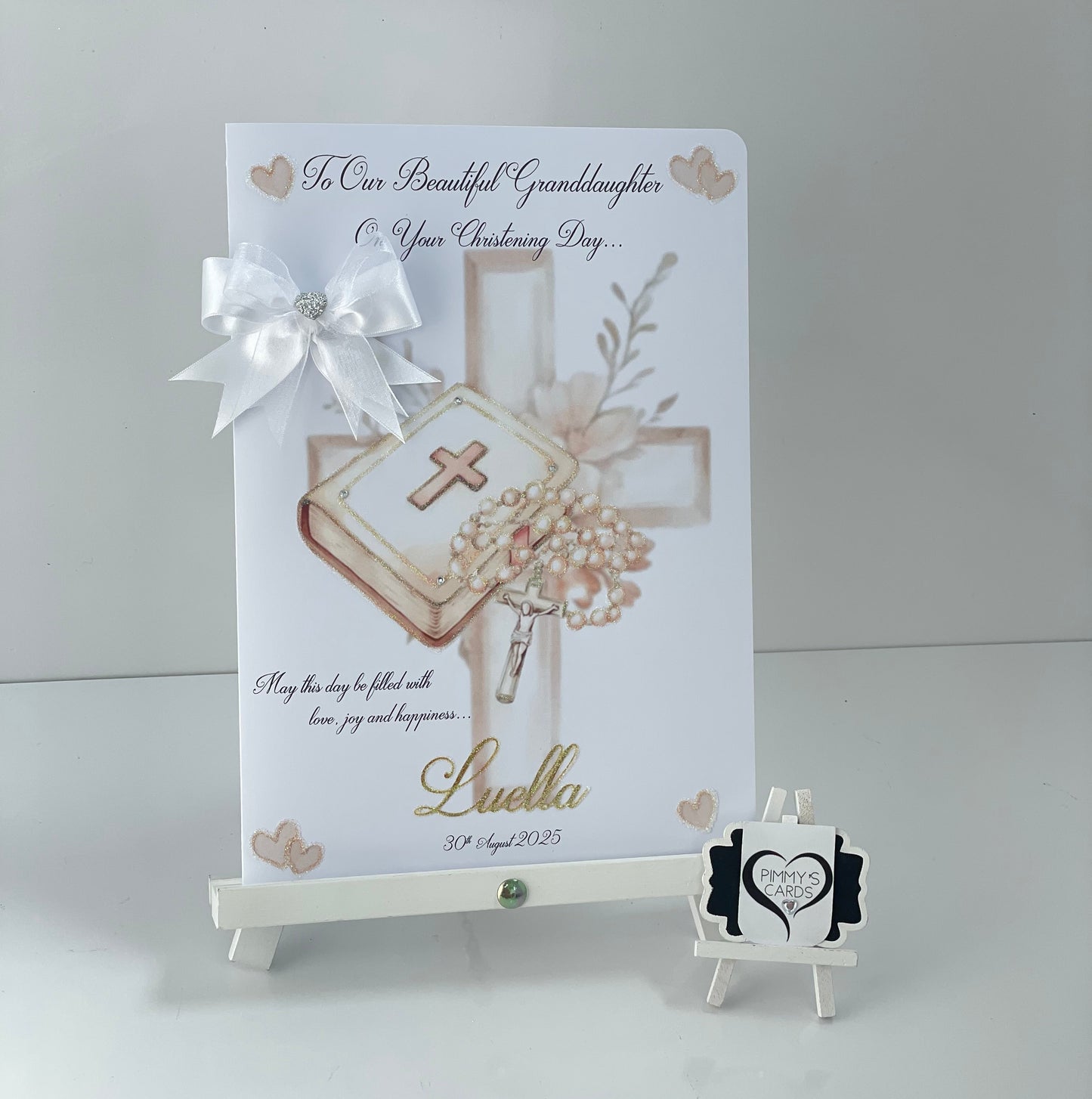 Christening Bible & Rosemary Beads
