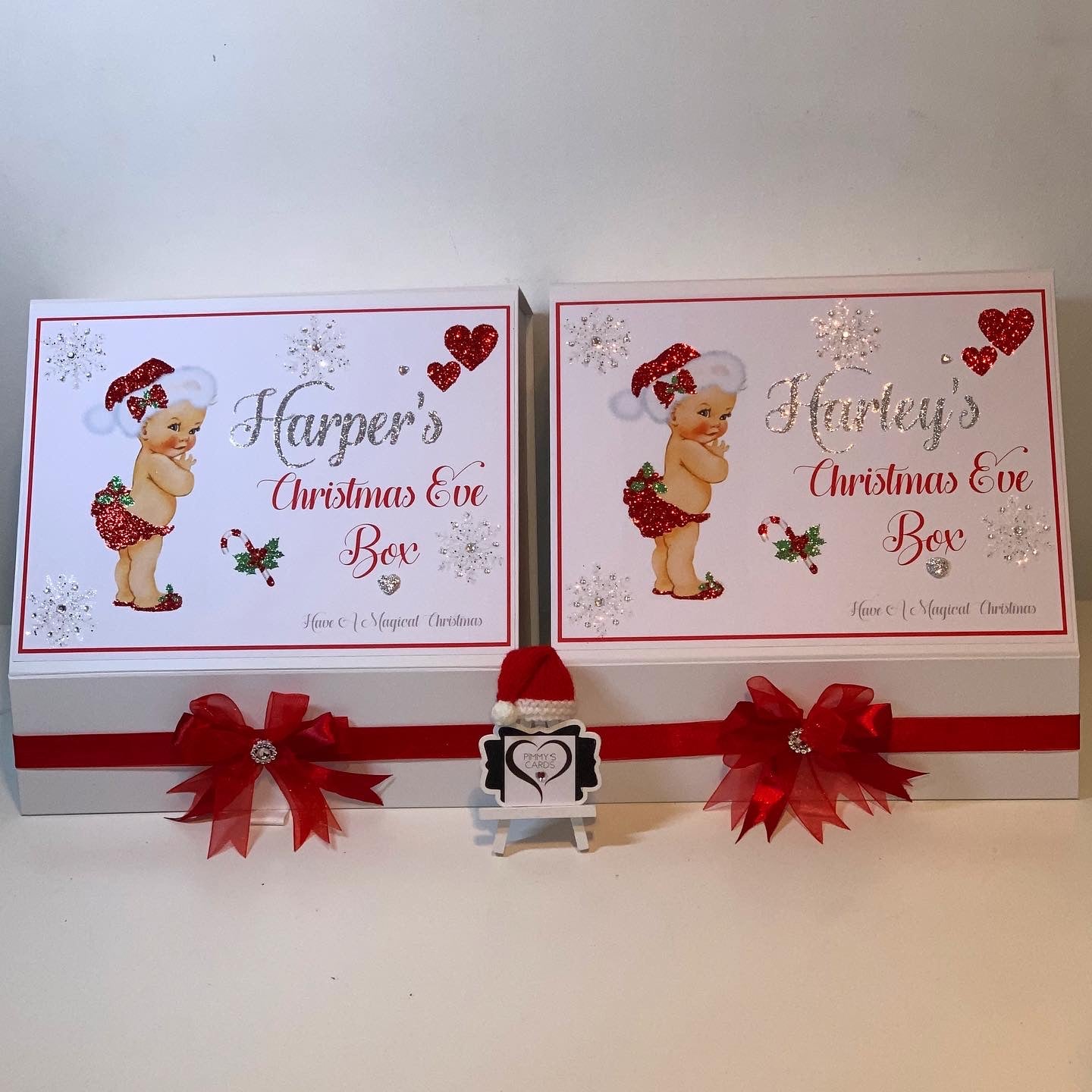 Christmas Baby Santa Hat Christmas Eve Box