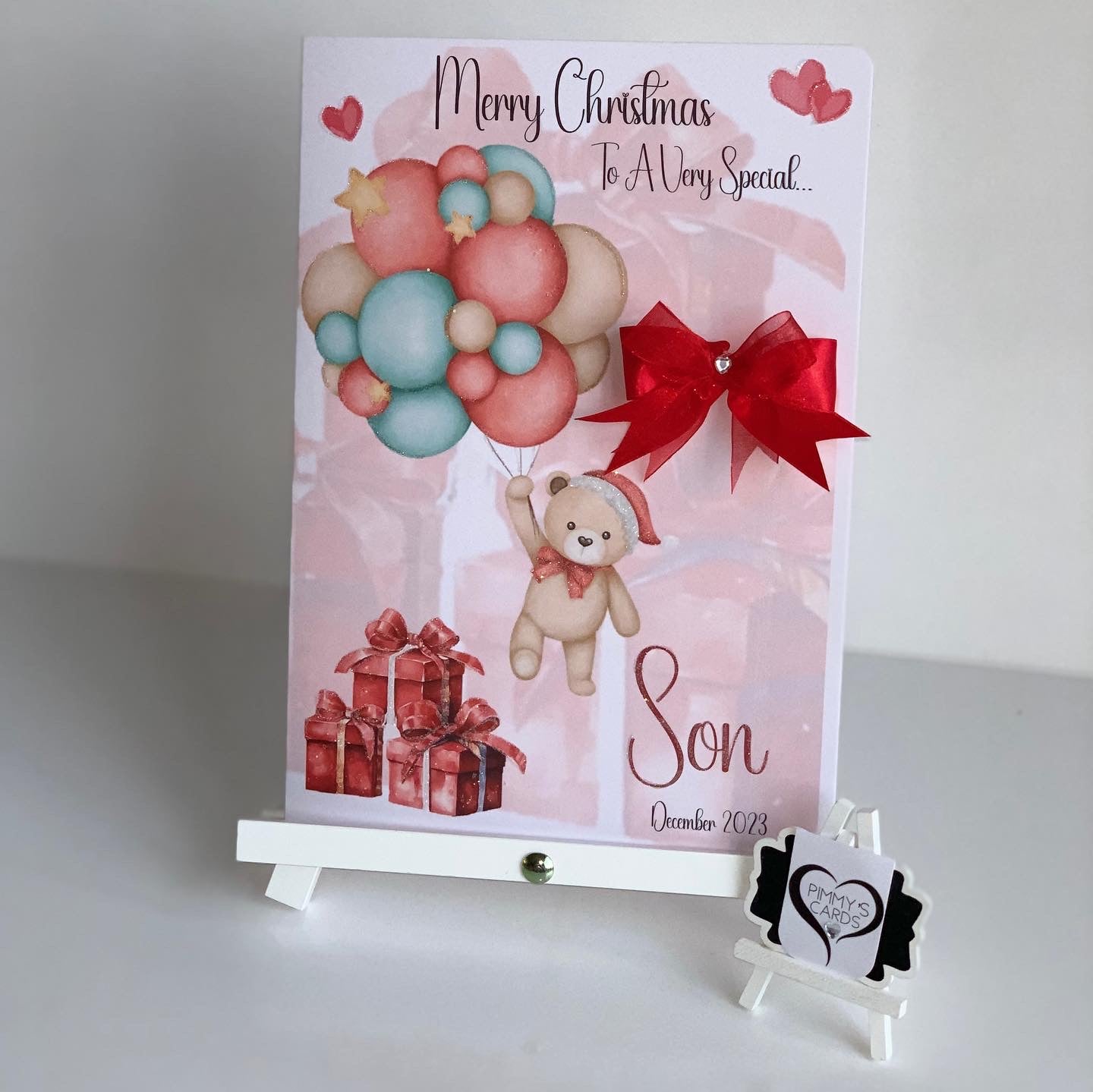Christmas Balloon Teddy With Presents