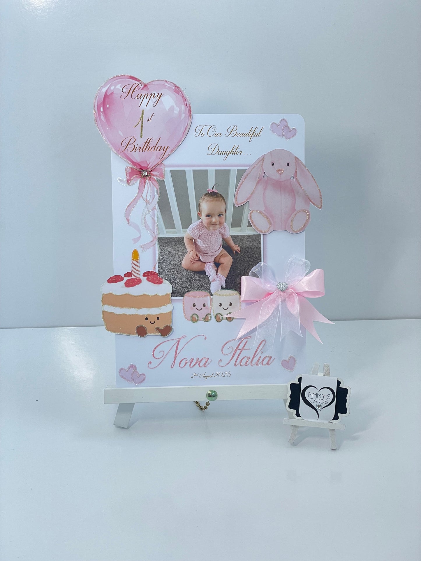 Jellycat Theme Photo 3D Pop Out Card