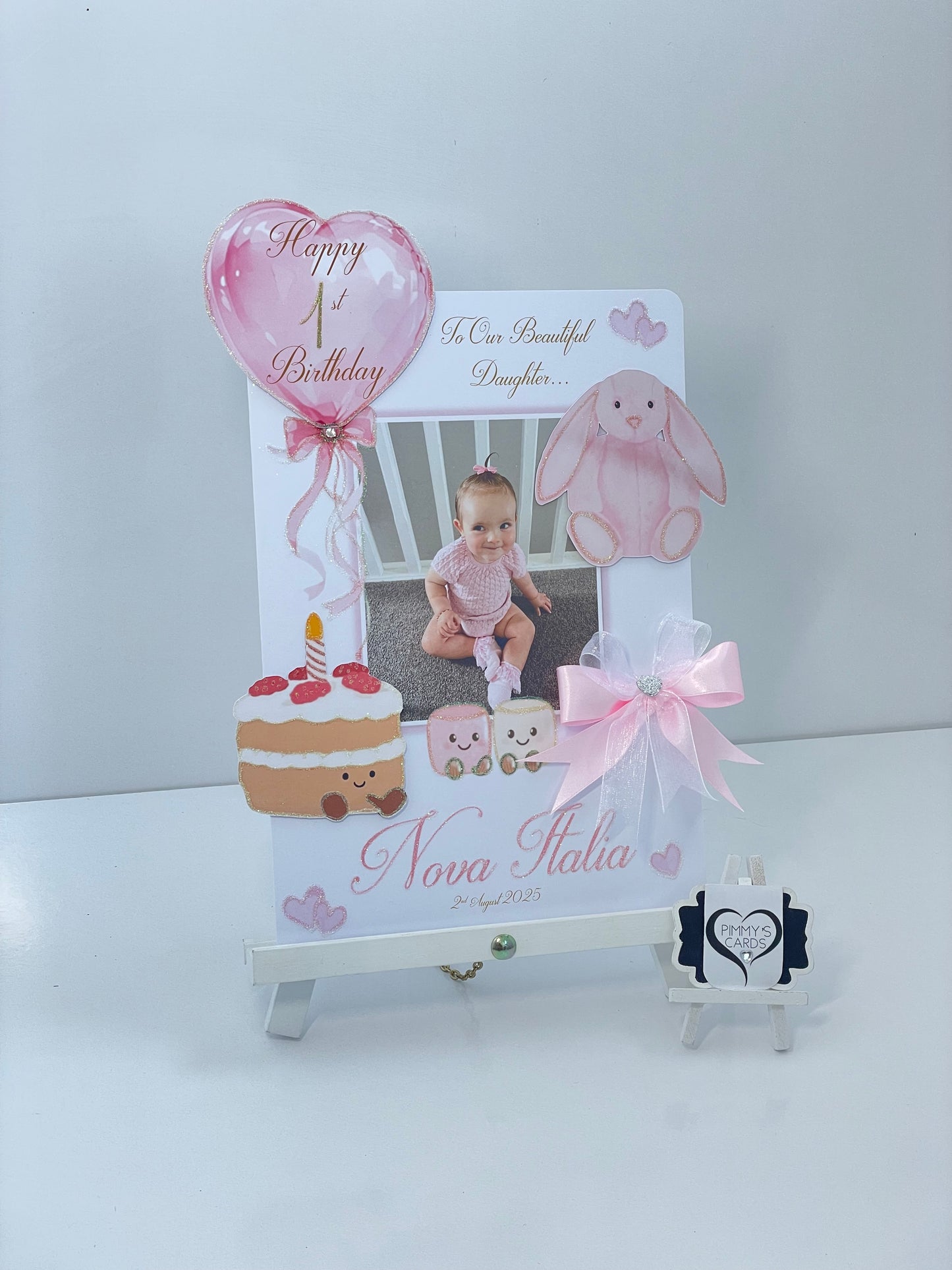 Jellycat Theme Photo 3D Pop Out Card
