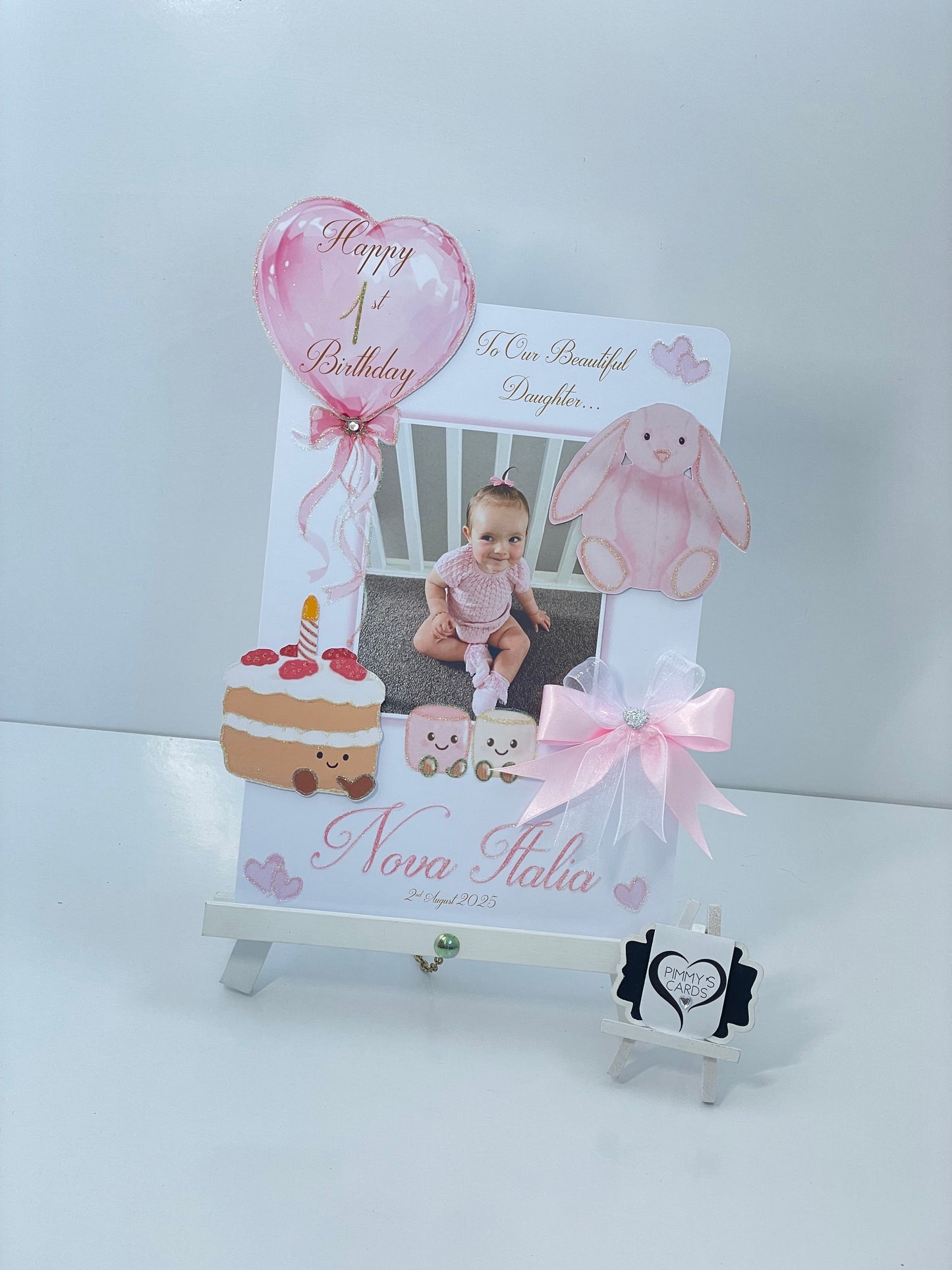 Jellycat Theme Photo 3D Pop Out Card