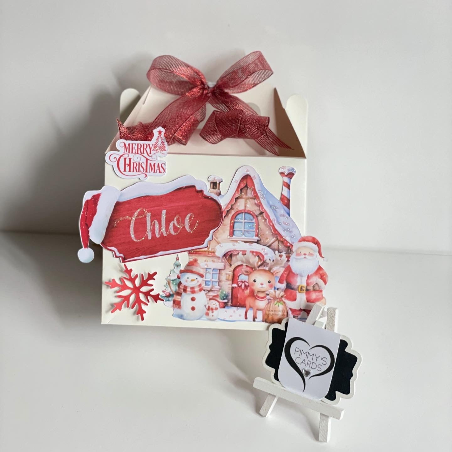 Christmas 3D Treat Box Set With x2 Haribo Packets Of Sweets