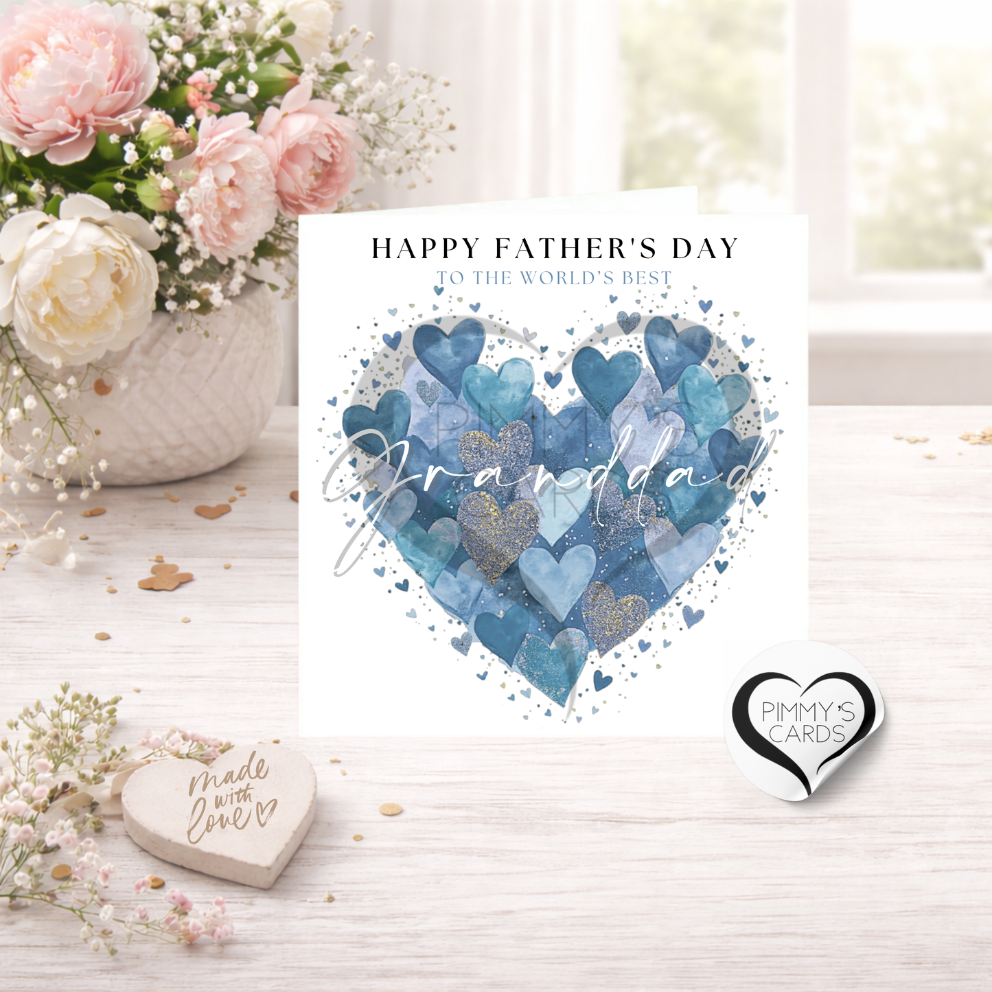 Scattered Heart - Father's Day Classic Card
