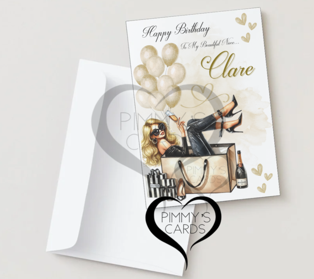 Shopping Obsessed Celebration Gold Theme