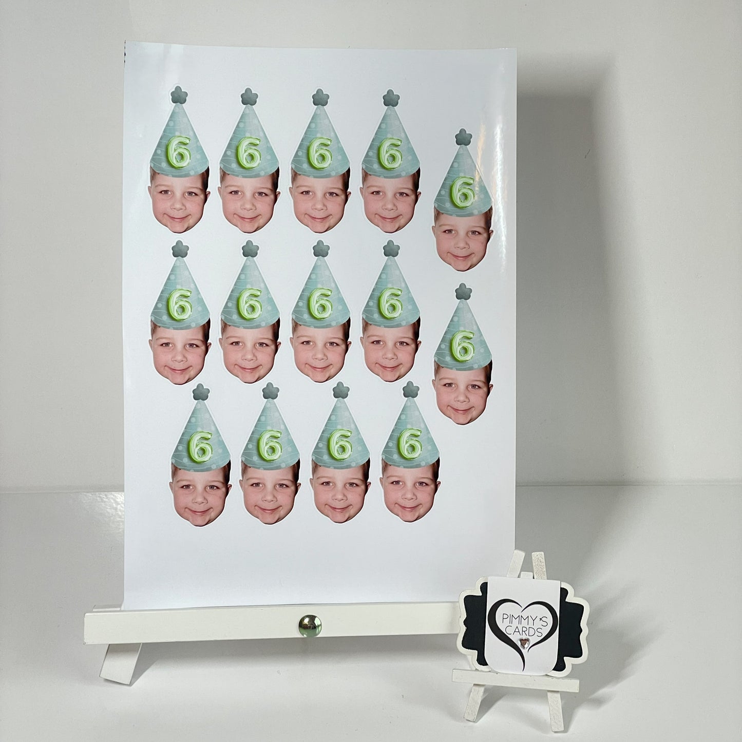 Personalised Face Sticker pack x2 A4 sheets
