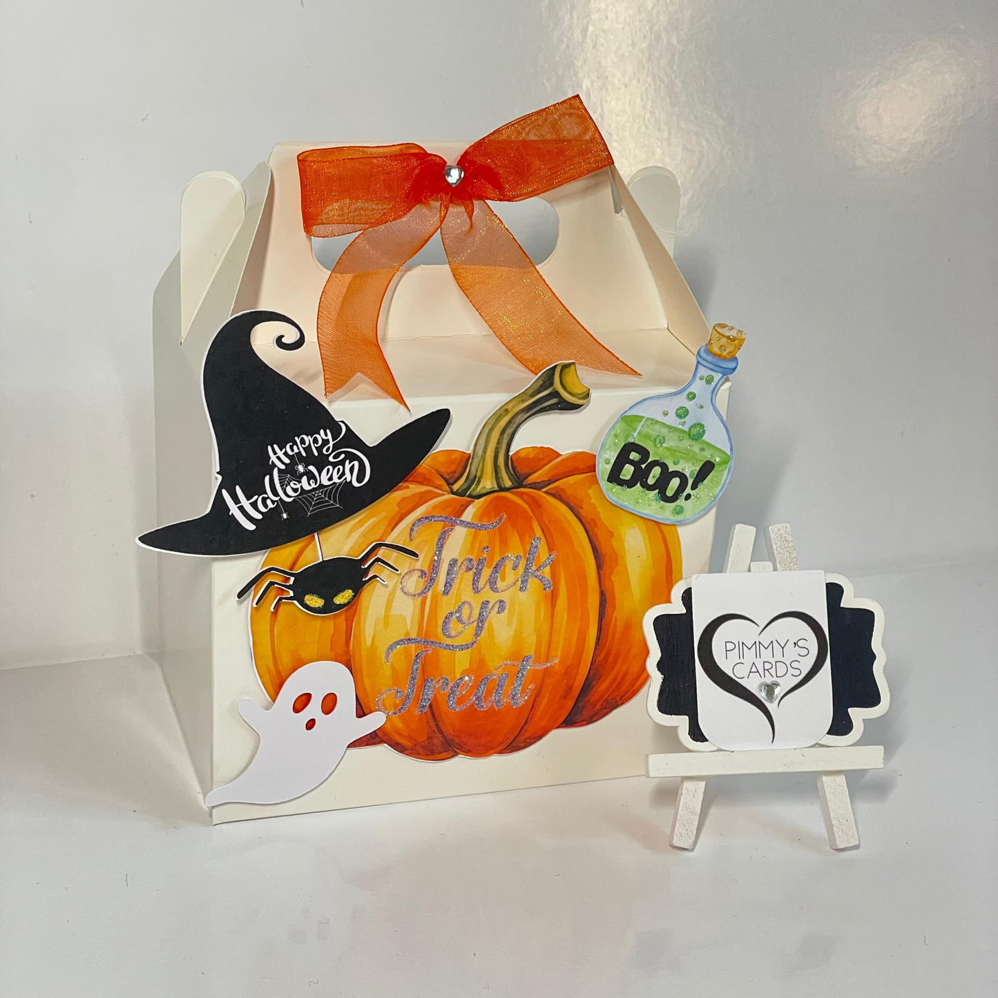 Halloween 3D Treat Box Set With x2 Haribo Packets Of Sweets