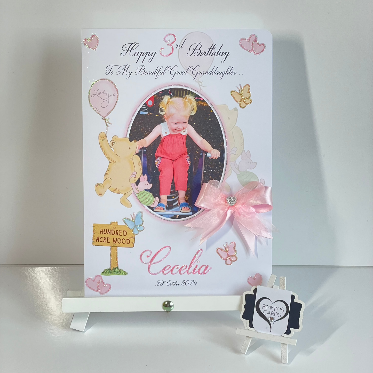 Winnie The Pooh & Piglet Pink Balloon