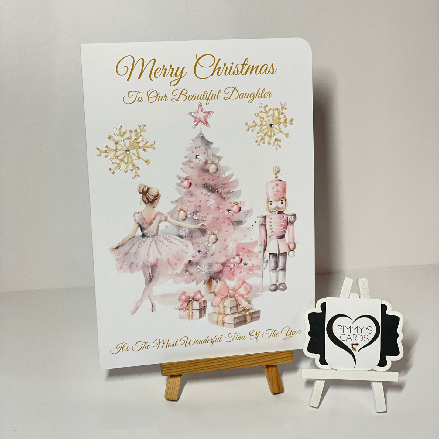 Pink Nutcracker Christmas Tree-Generic Christmas Cards