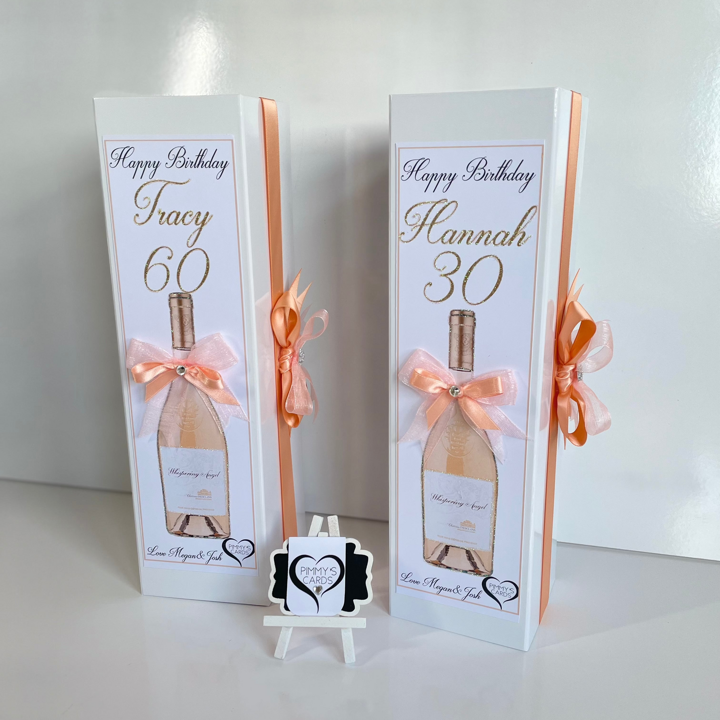 WA Peach Wine Bottle Box