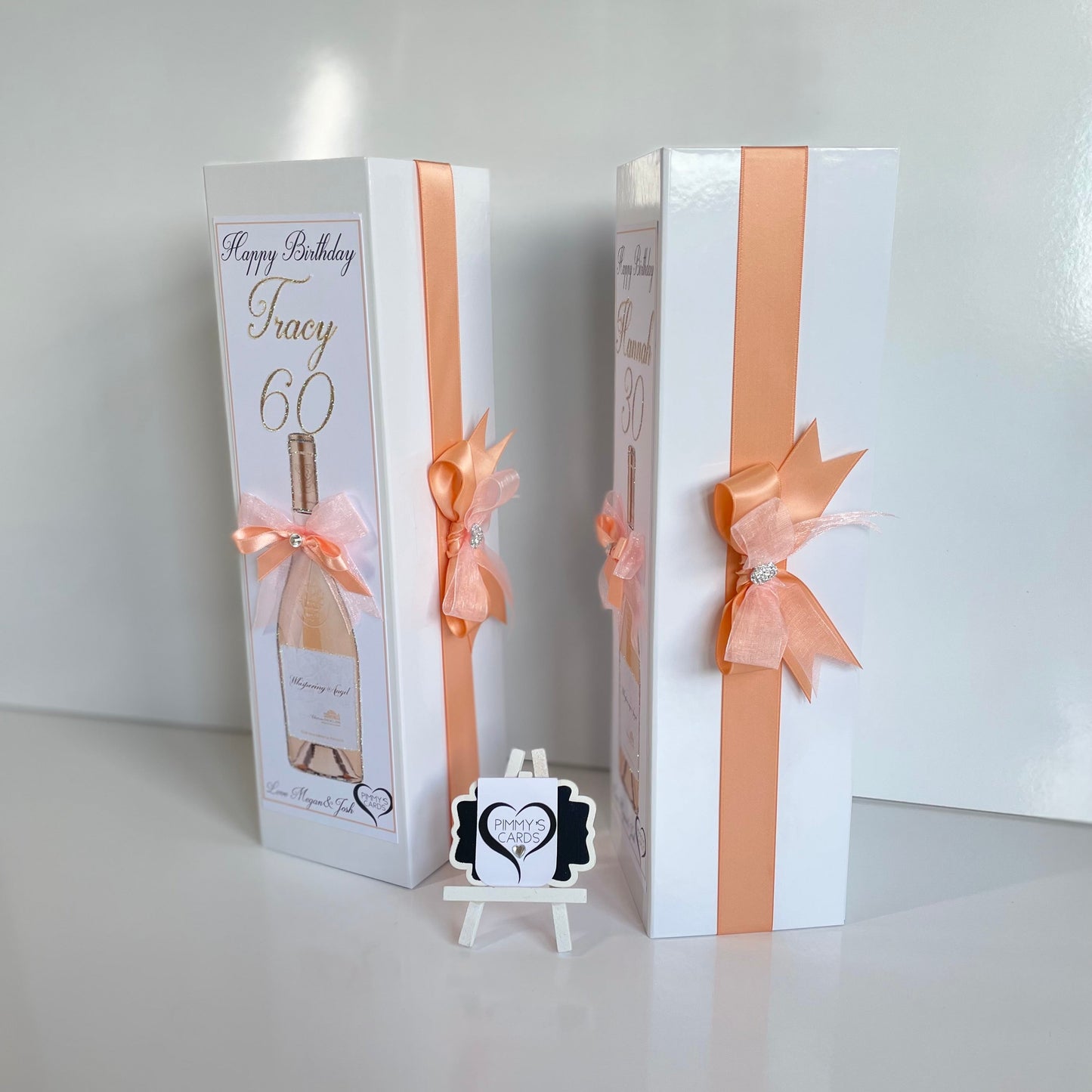 WA Peach Wine Bottle Box