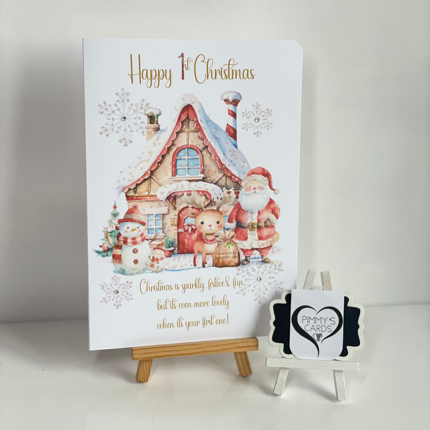 1st Christmas Santa's North Pole-Generic Christmas Cards