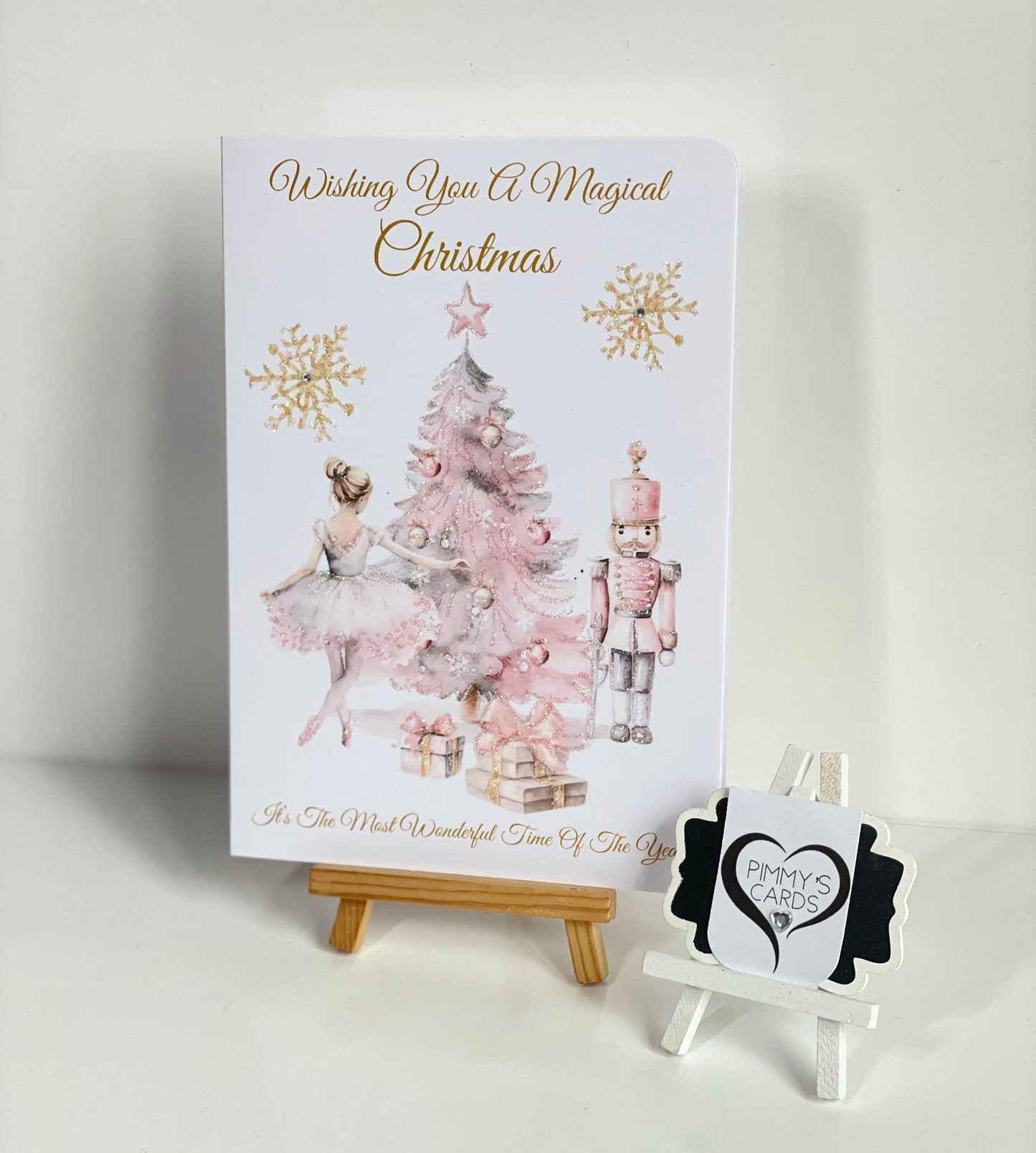 Pink Nutcracker Christmas Tree-Wishing You A Magical Christmas-Generic Christmas Cards