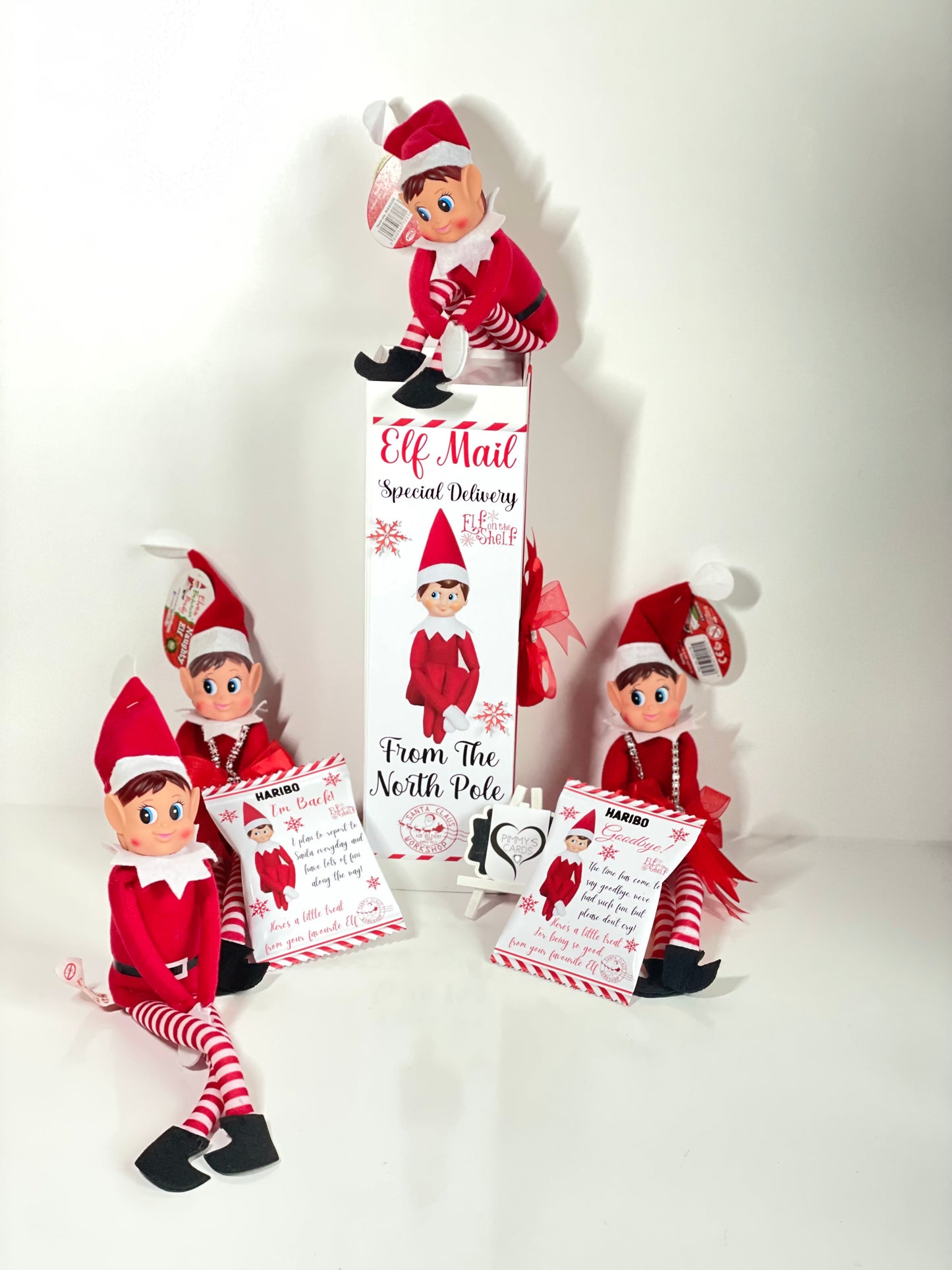 Elf On The Shelf Arrival Box With Matching Haribo Sweets