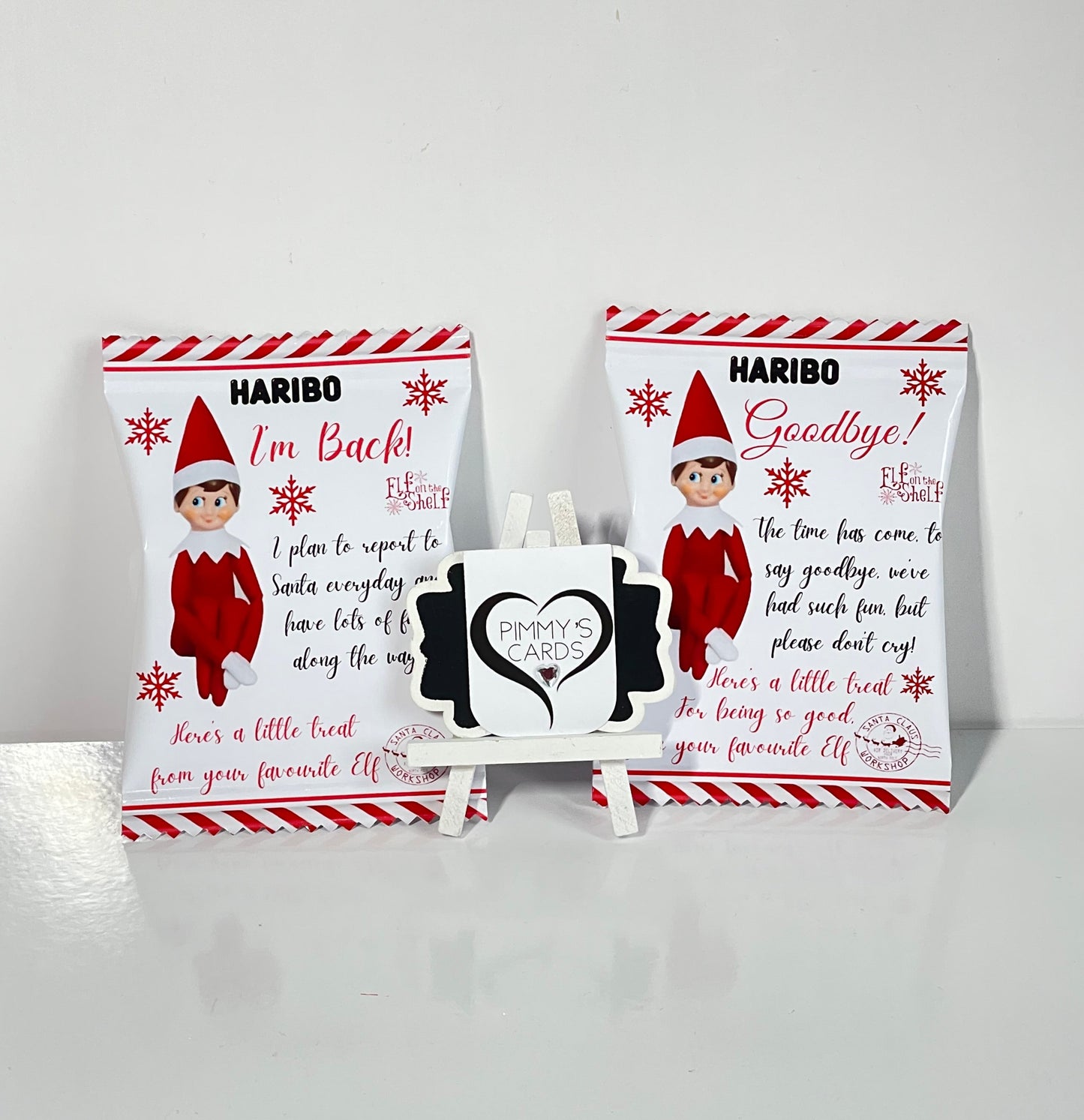 Elf On The Shelf Arrival Box With Matching Haribo Sweets