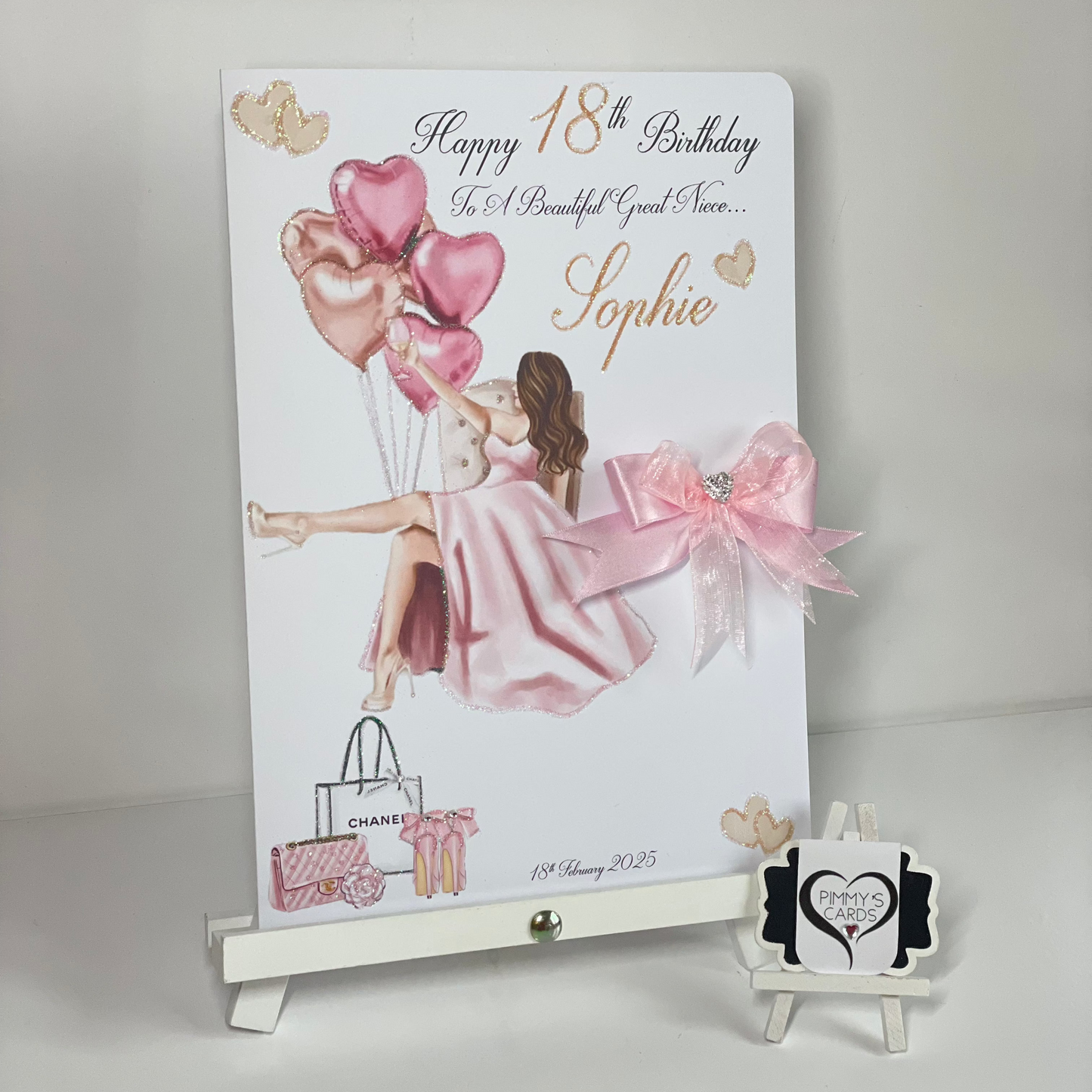 Lady sitting on balloon Chair