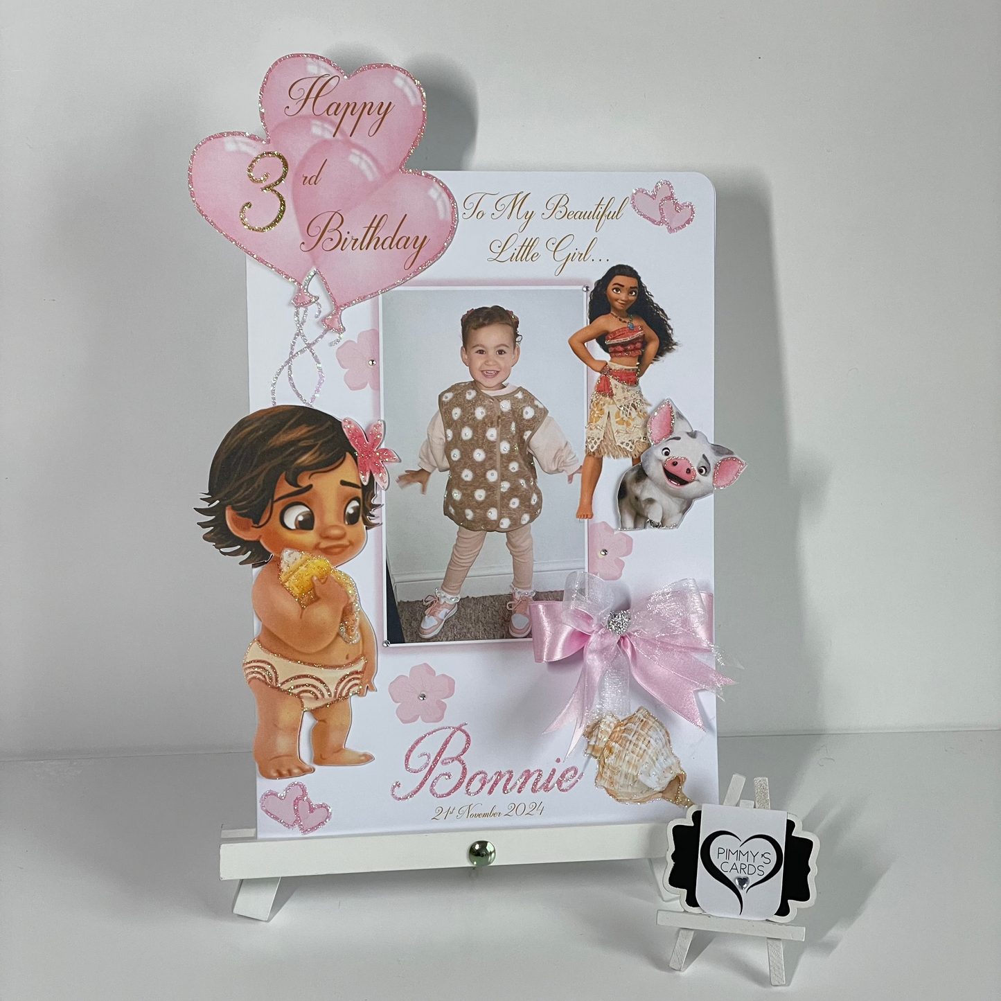 Moana Theme 3D Pop Out Card