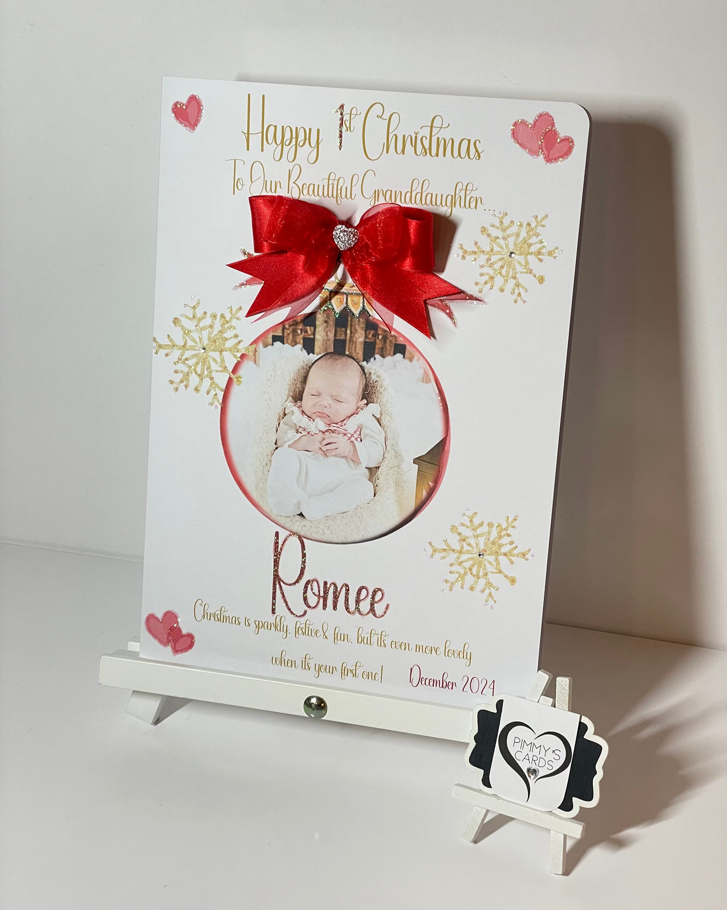 1st Christmas Photo Bauble