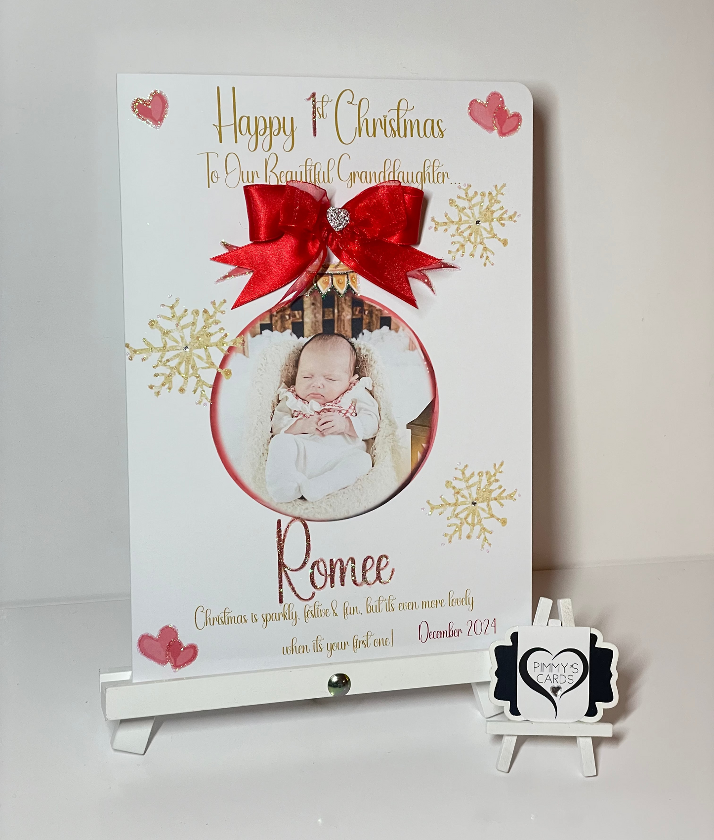 1st Christmas Photo Bauble