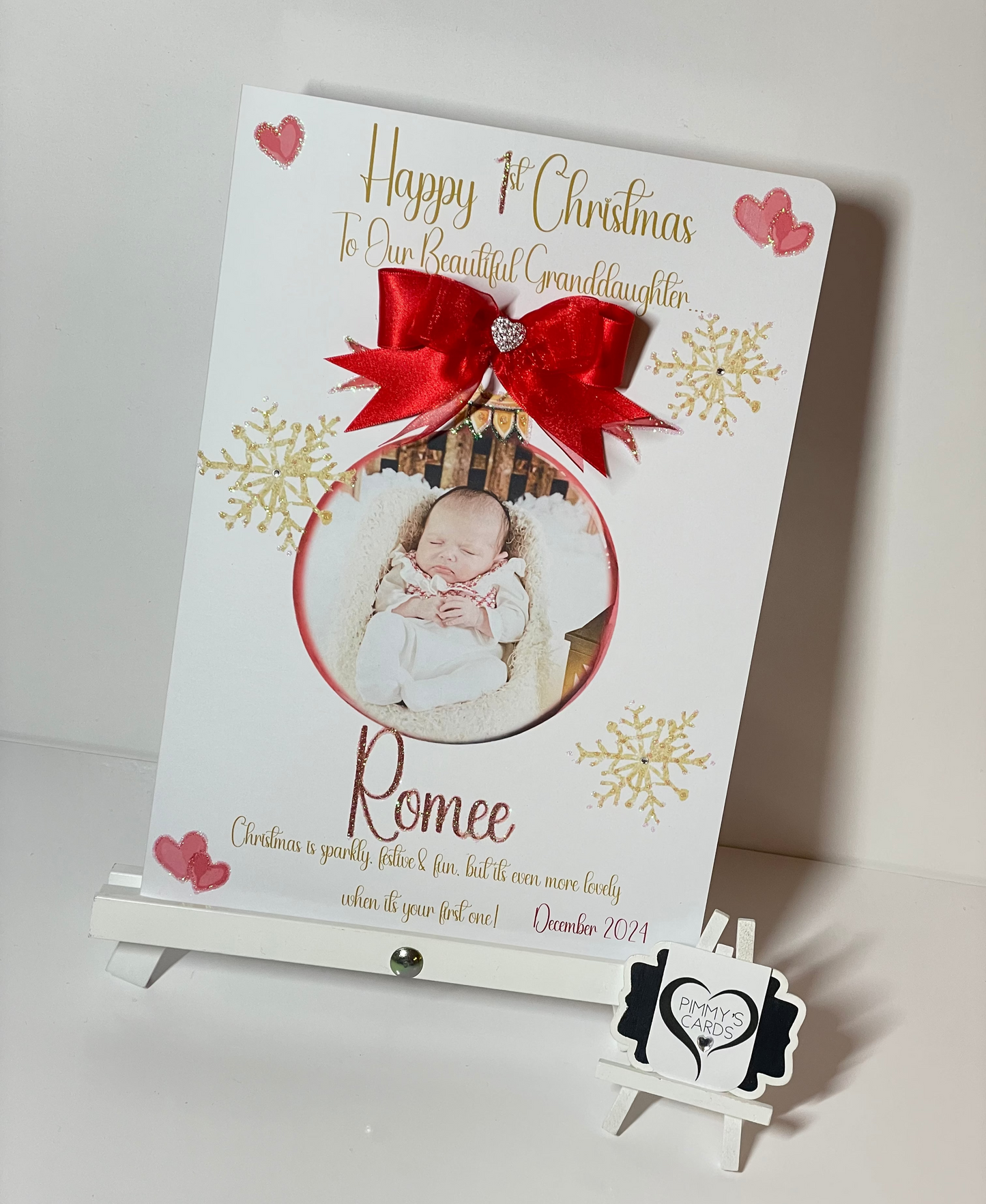 1st Christmas Photo Bauble