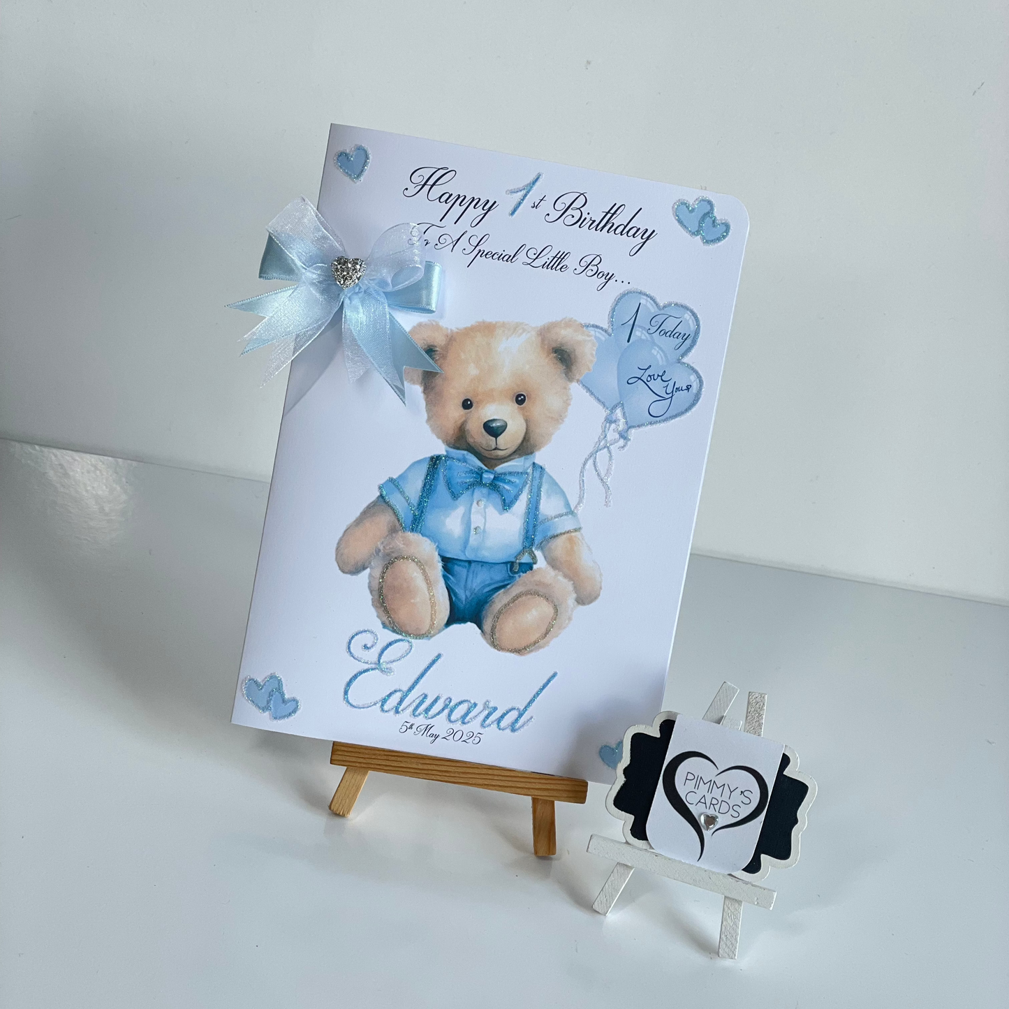 Blue Bow Tie Teddy Bear