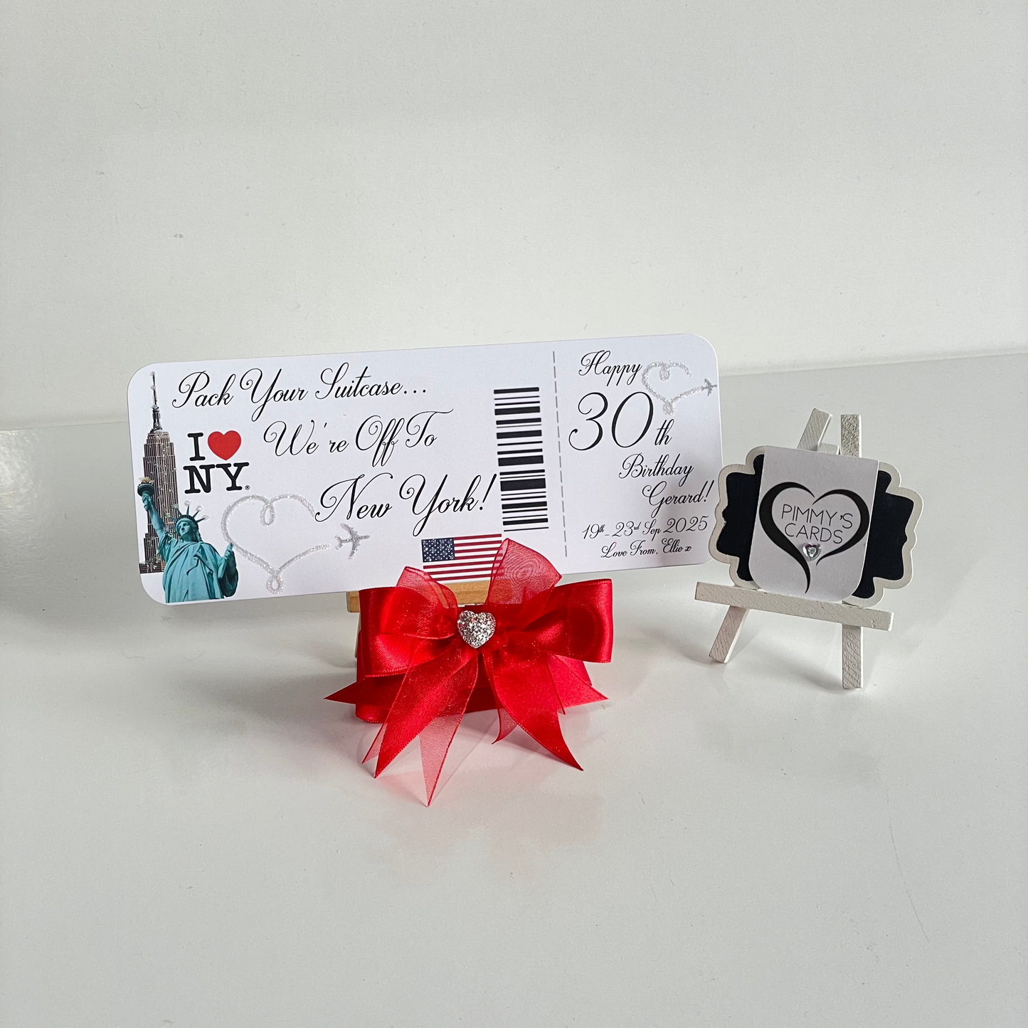 Reveal Boarding Pass Tickets-New York
