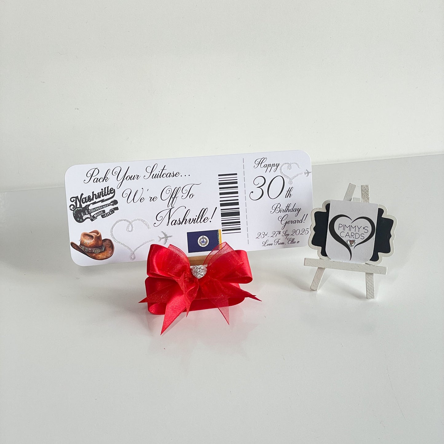 Reveal Boarding Pass Tickets-Nashville
