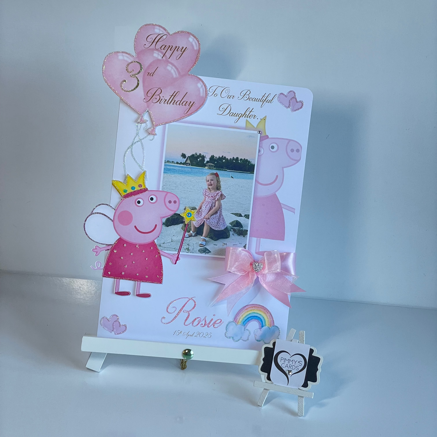 Peppa Pig Photo 3D Pop Out Card