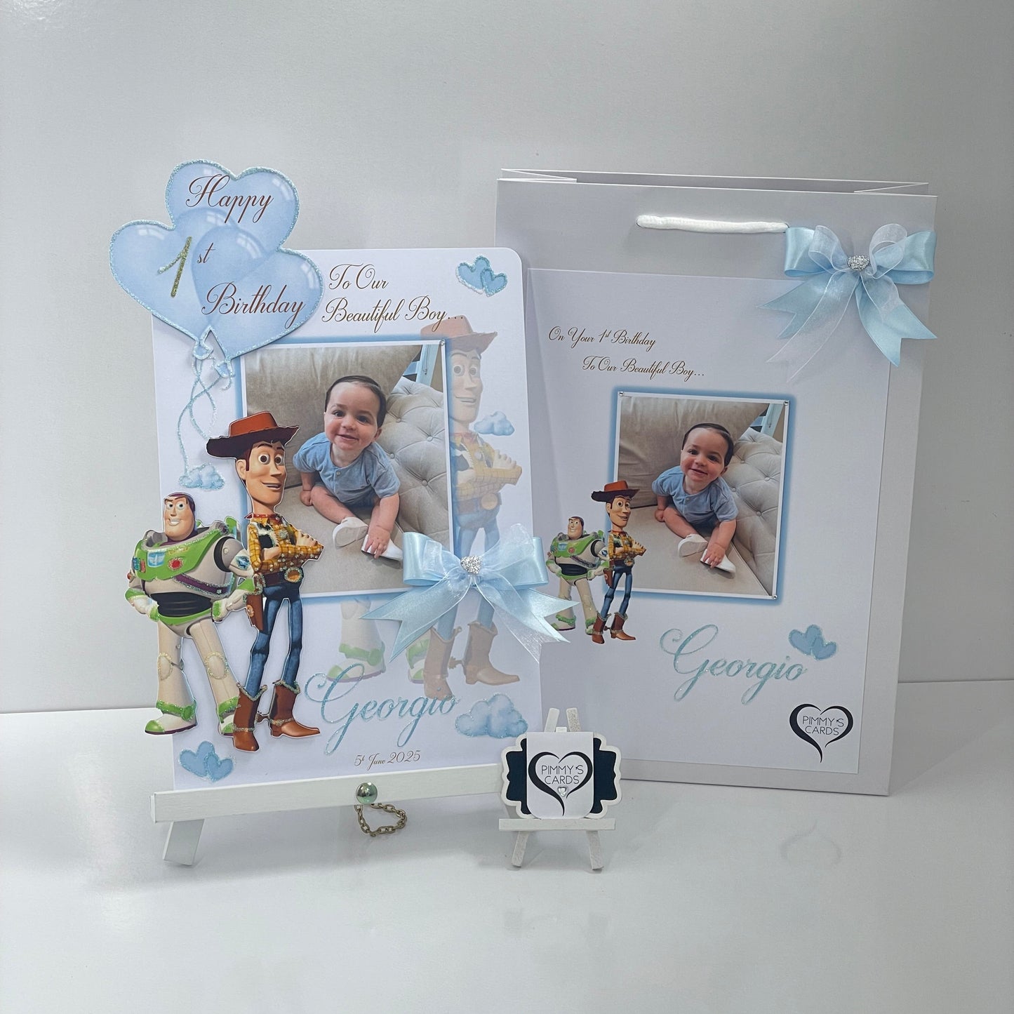 Toy Story Blue Theme Photo 3D pop out
