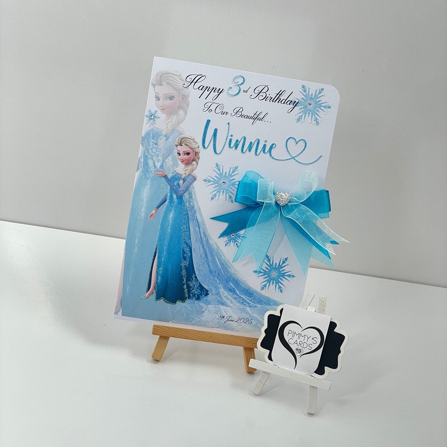 Princess Elsa Themed Card