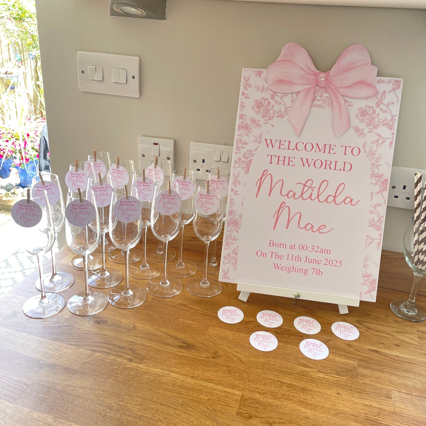 Welcome To The World Drink Toppers - Pack Of 13