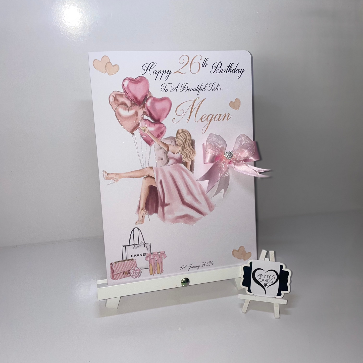 Lady sitting on balloon Chair