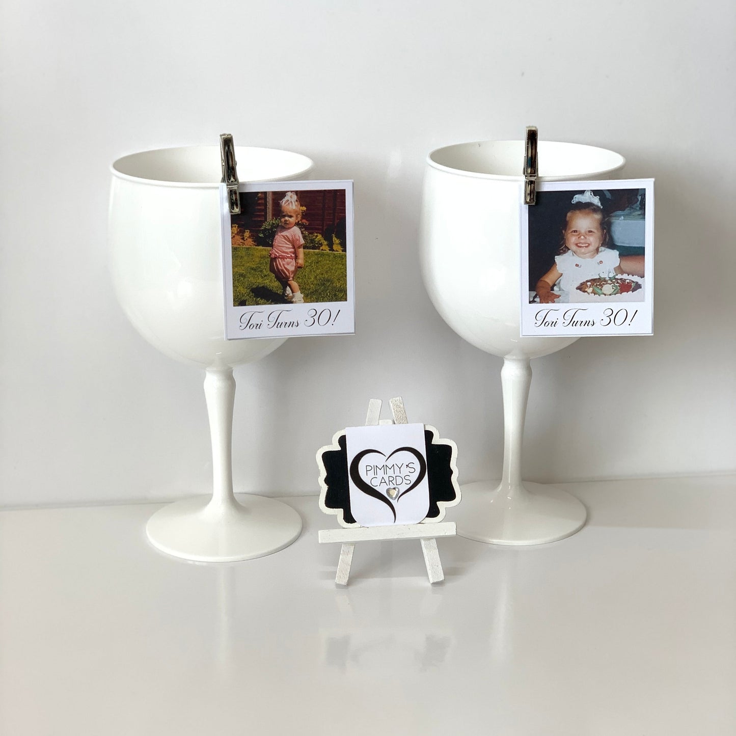 Polaroid Photo Drink Toppers - Pack Of 12