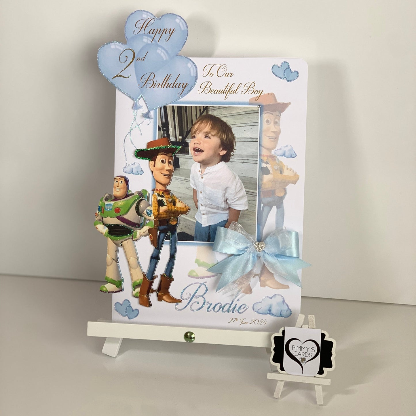 Toy Story Blue Theme Photo 3D pop out