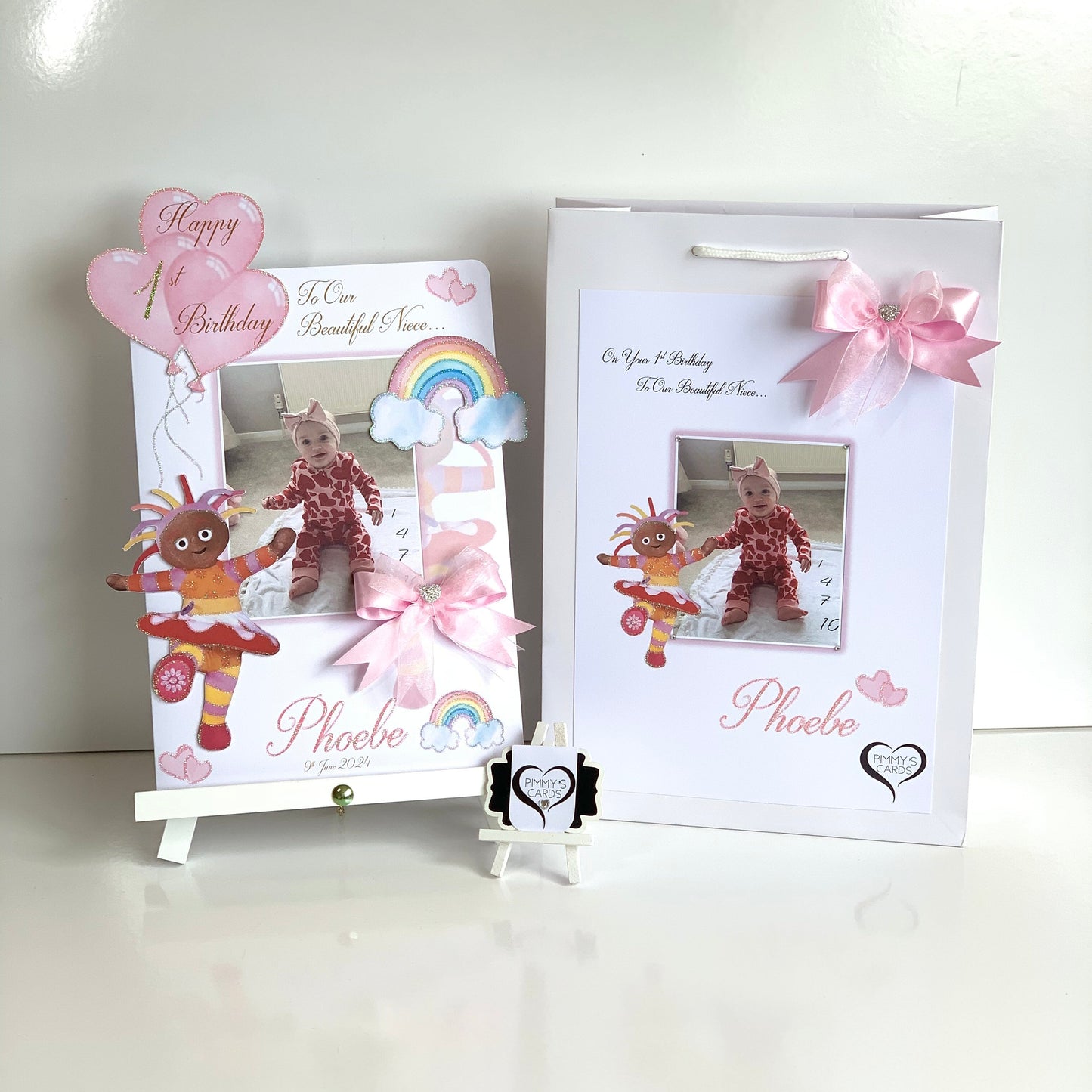 Upsy Daisy Theme Photo 3D Pop Out Card
