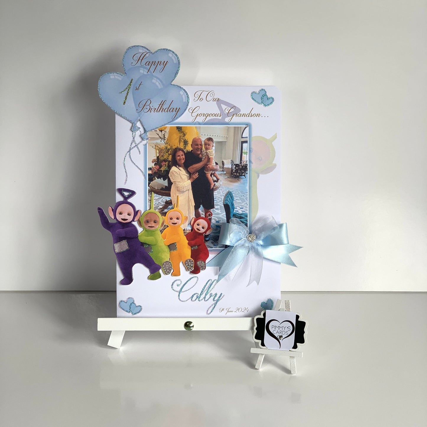 Teletubbies Theme Photo 3D Pop Out Card