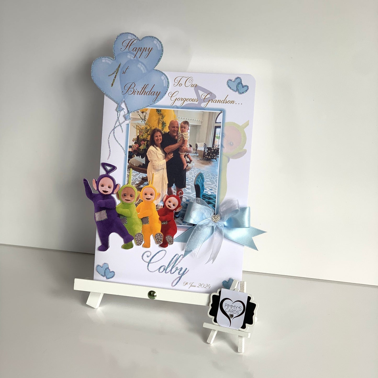 Teletubbies Theme Photo 3D Pop Out Card