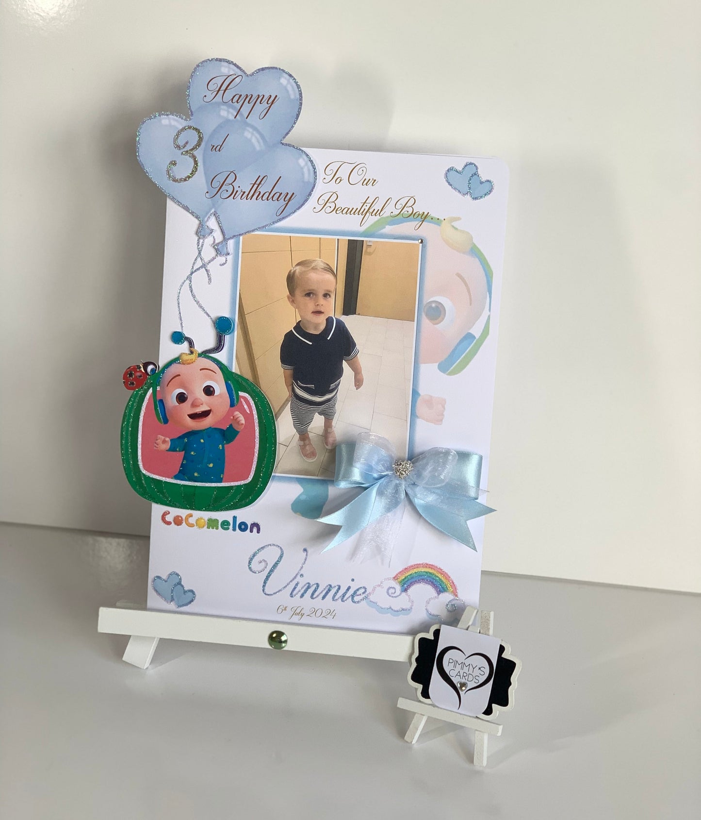 Cocomelon Theme Photo 3D Pop Out Card
