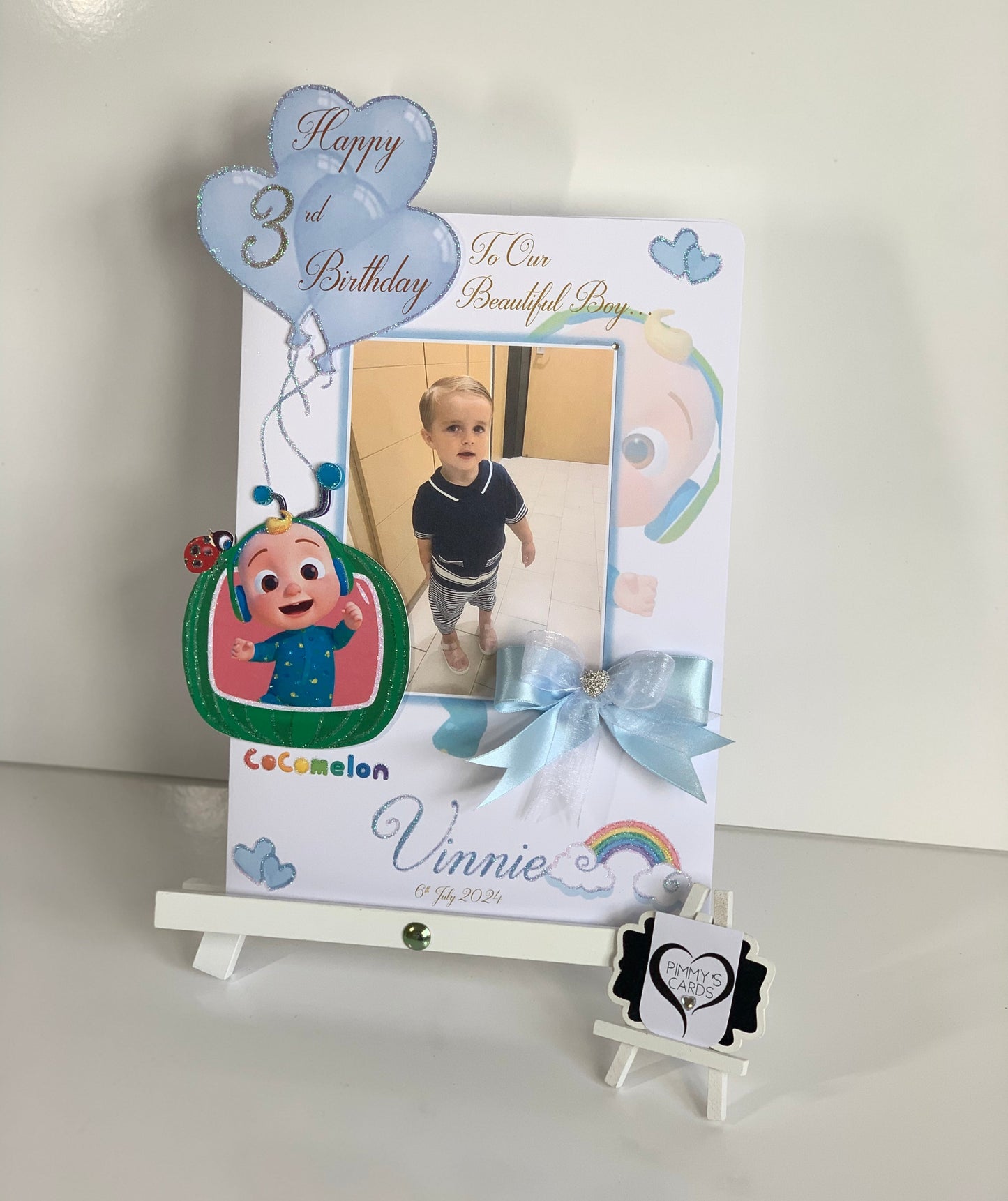 Cocomelon Theme Photo 3D Pop Out Card