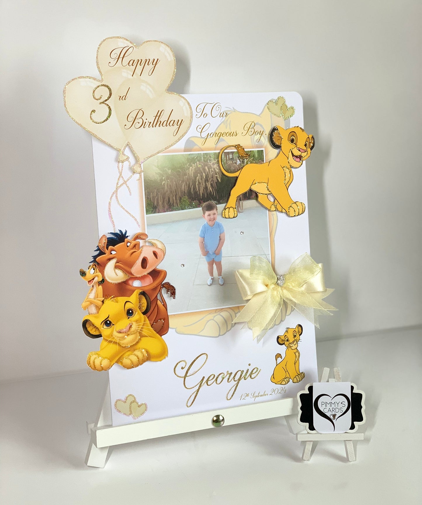 The Lion King Photo 3D Pop Out Card