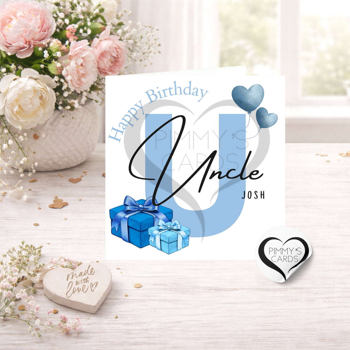 Uncle Blue Theme- Classic Card