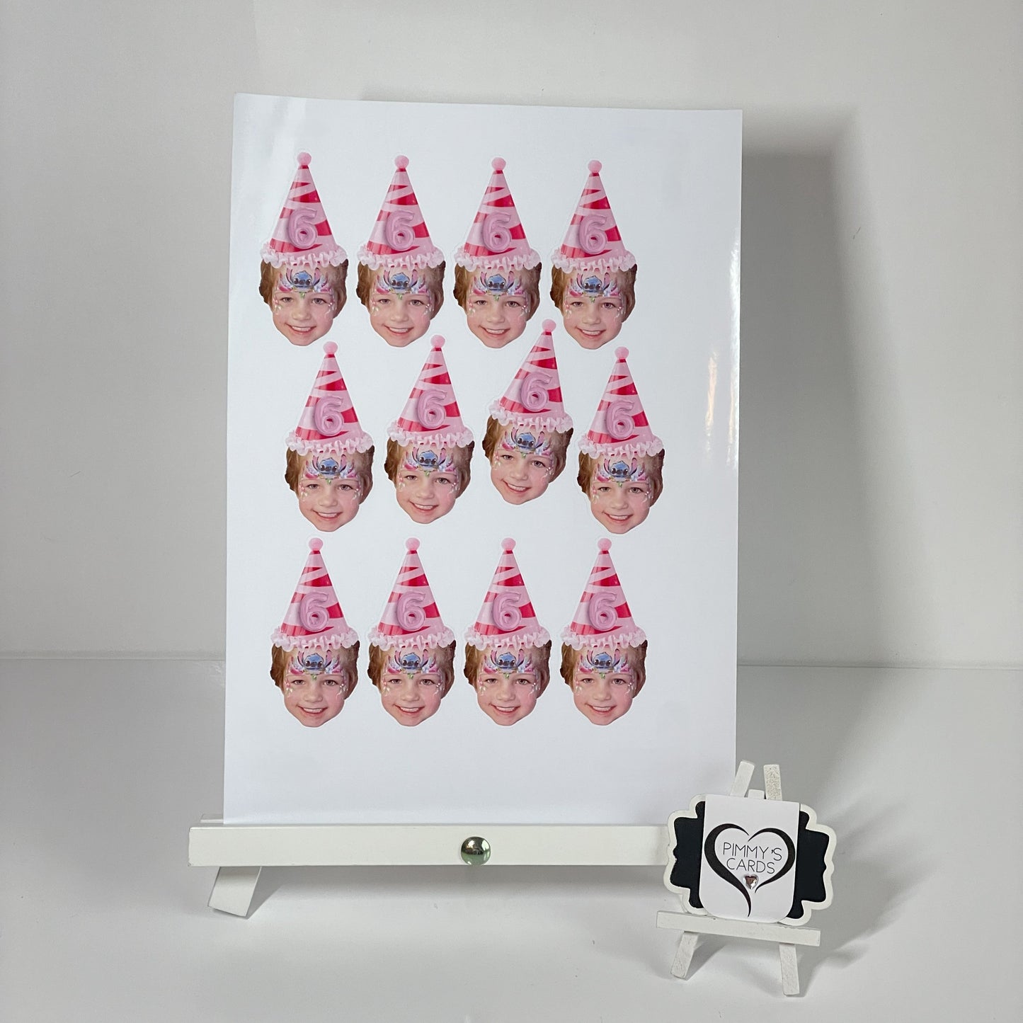 Personalised Face Sticker pack x2 A4 sheets