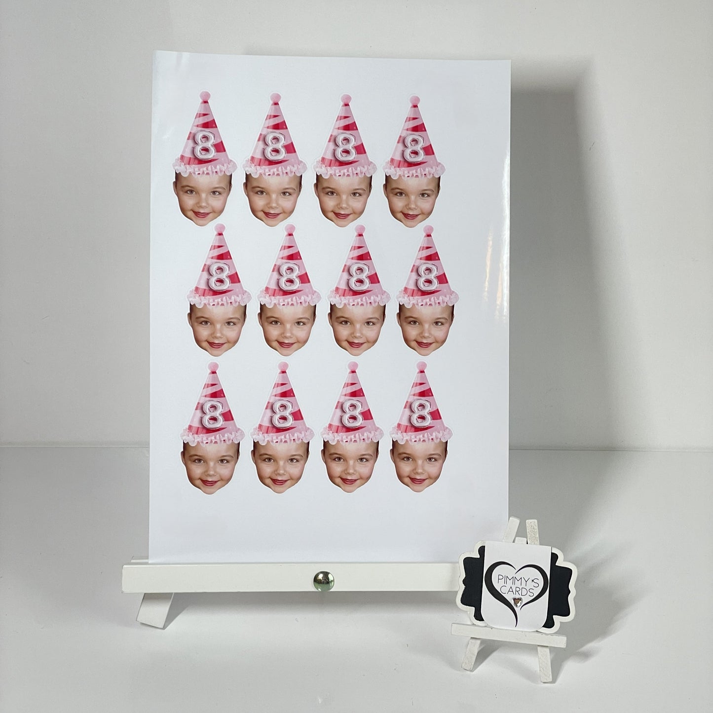 Personalised Face Sticker pack x2 A4 sheets