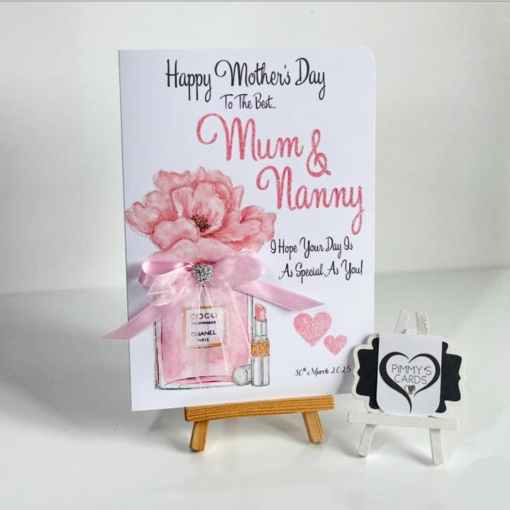 Chanel Bow Inspired Perfume With Lipstick Pink Theme