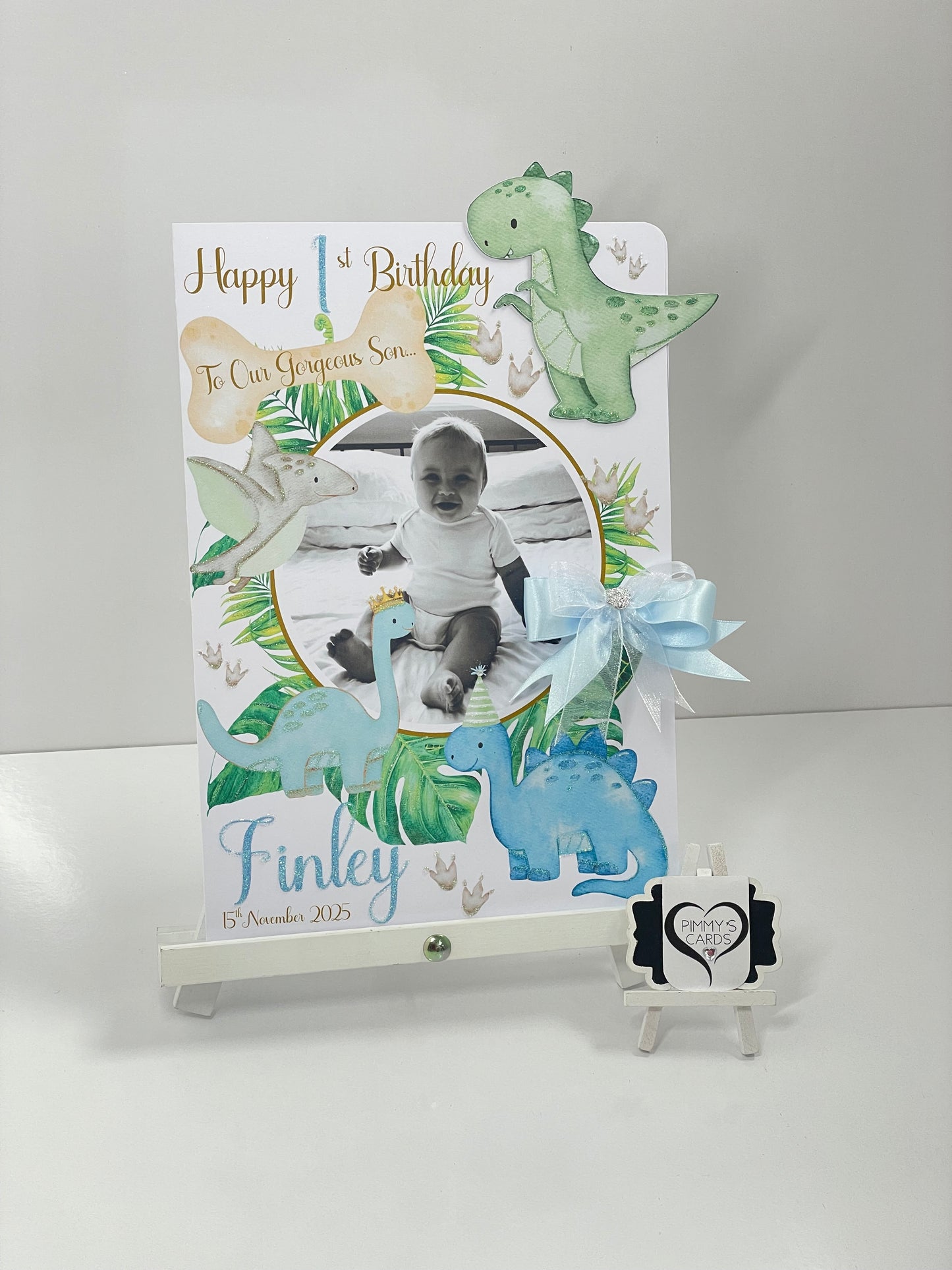 Dinosaurs Theme Photo 3D Pop Out Card
