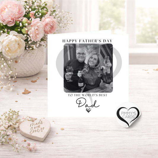 Black & White Photo - Father’s Day Classic Card