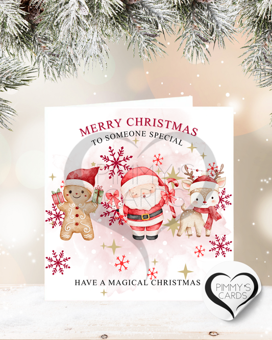 Personalised Christmas cards, handmade Christmas cards. Children's Christmas cards