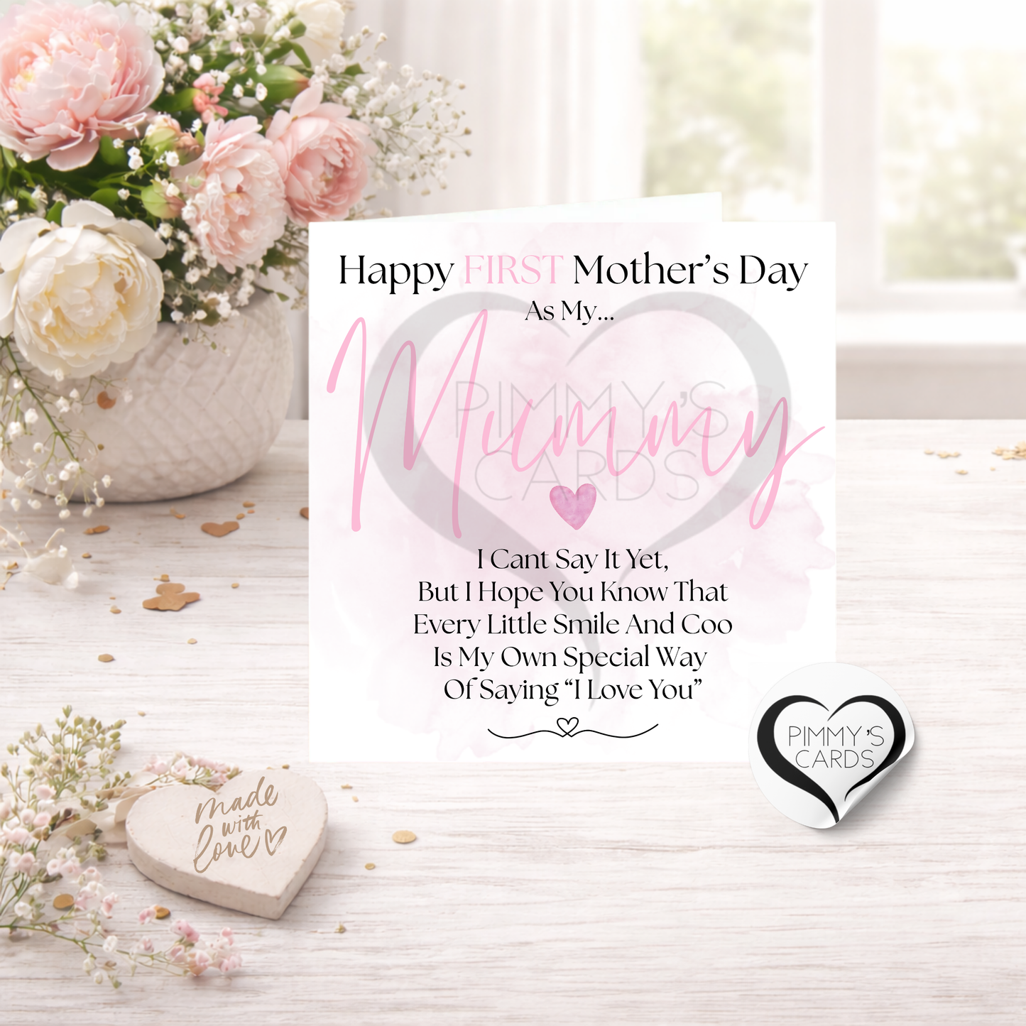 First Mother's Day As My Mummy Poem - Mother's Day Classic Card